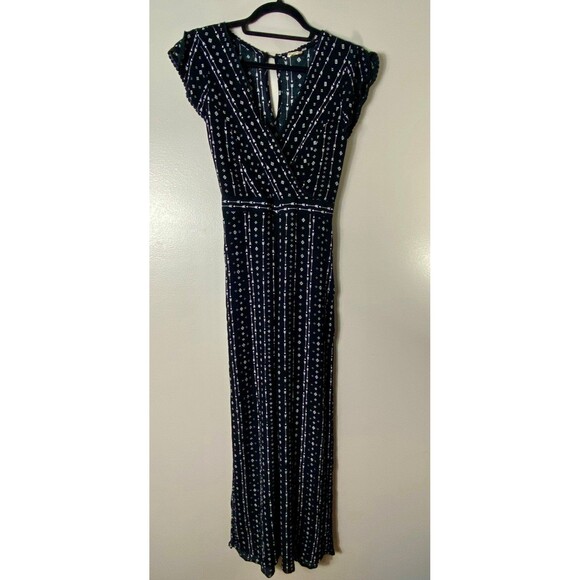 Hem & Thread Jumpsuit - Black And White Arrow S - Picture 4 of 8